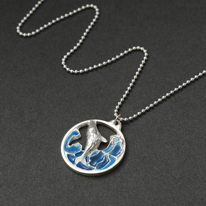 南风歌原创设计《52赫兹》项链s925纯银男女礼物520特别款hz