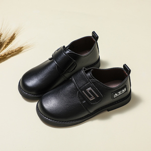 回力童鞋男童黑色皮鞋英伦风2022新款春秋儿童鞋休闲小学生演出鞋