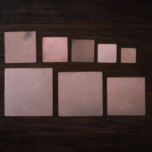 珐琅筛涂法色卡用铜胎方形t1紫铜方片