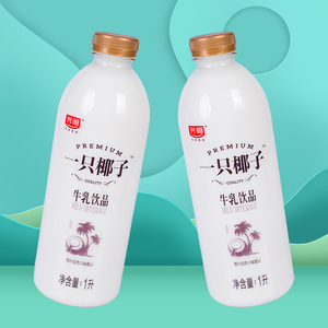 光明一只椰子1L大瓶装椰子汁牛乳饮品营养风味饮料