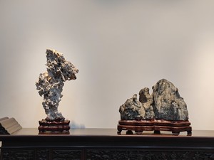 灵璧石太湖石四大名石老石头古代赏石文人名石清代老石