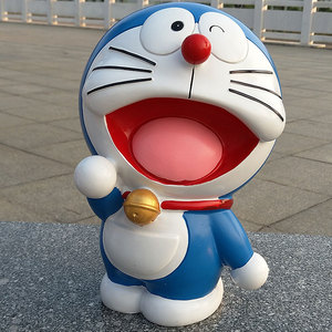大海模具 新款机器猫29cm石膏像乳胶模具 儿童益智diy手工制作