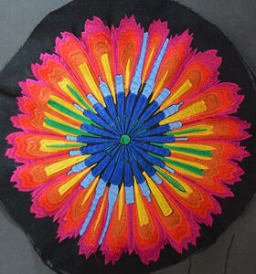 机绣电脑绣片diy刺绣贴花贴片绣花机绣花拼布diy辅料苏绣旗袍成品