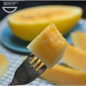 新鲜正季上品金玲蜜瓜口感脆甜清香水份好难得找到的好吃哈密瓜