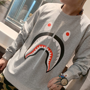 bape鲨鱼长袖