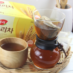 韩国进口冲饮 烘焙浓浓大麦香东西大麦茶30袋独立小包冲泡袋泡茶