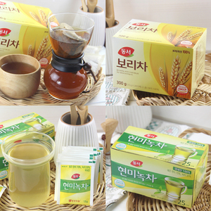 韩国进口冲饮浓浓麦香东西大麦茶30袋独立小包冲泡袋泡茶玄米绿茶