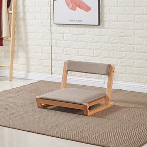 0077人付款天猫床上椅子榻榻米座椅日式实木飘窗床用和室椅无脚无