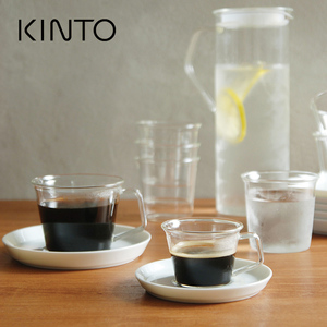 日本KINTO CAST 耐热玻璃咖啡杯水杯茶杯 啤酒牛奶饮料啤酒杯茶壶