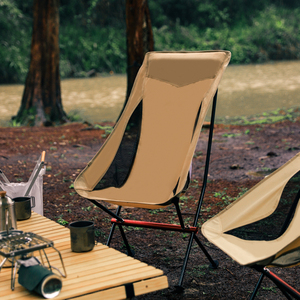 户外便携式超轻铝合金折叠椅露营沙滩烧烤月亮椅自驾休闲垂钓椅子