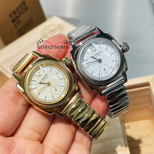 vague手表日本小众复古气质女表复古不撞款弹性表链石英手表女