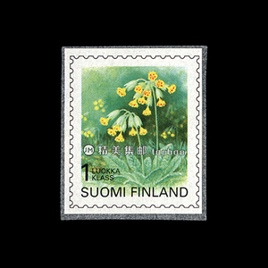 芬兰1999 省花黄花九轮草 植物花卉 不干胶外国邮票