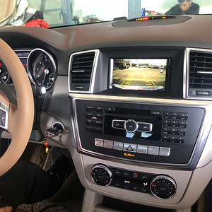 12-15款奔驰ml300 320 400加装倒车影像模块摄像头原车屏显示升级