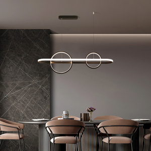 维港北欧现代简约餐厅吊灯个性客厅咖啡厅吧台展厅简易led灯具