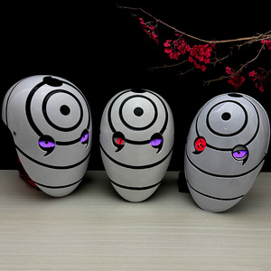 宇智波带土白面具勾玉斑阿飞火影cos忍者道具写轮眼发光轮回眼