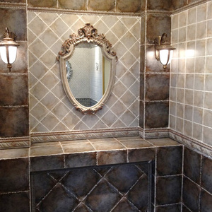 卫生间瓷砖仿古砖 欧式复古墙砖 浴室墙砖厕所地砖liubo6465098924