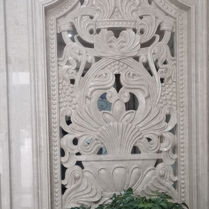 定制天然大理石人造石花岗岩石材浮雕圆雕镂空雕刻护墙板雕花刻字