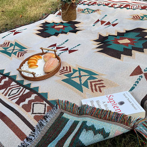 民族风野营户外露营桌布装饰气氛拍照毯子出口沙滩海边野餐台布