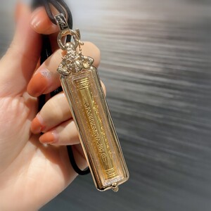 顶鼎佛牌泰国佛牌 龙婆本庙  八条  符片 带外壳吊坠  包壳