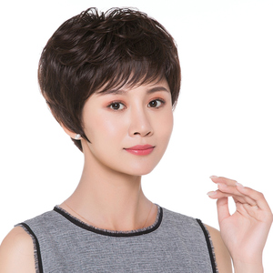 假发女短发薄款