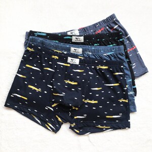 诚信时尚居淘宝北极人男士内裤七狼中全棉狠平角裤头子区四角底裤衩