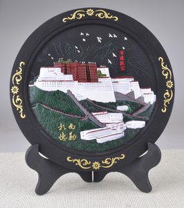 布达拉宫藏式摆件西藏拉萨装饰品特色旅游纪念品精致酒柜手工艺品