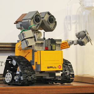 兼容乐高电动遥控编程瓦力机器人21303男孩拼装模型乐pin积木玩具