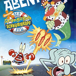 粤语动画电影《海绵宝宝 棉球方块历险记》单张碟片dvd