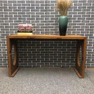 老榆木条案中式实木玄关桌复古民宿定制条桌边几供台家用神台佛台