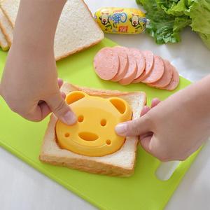 卡通三明治压模面包模具小熊三明治制作DIY吐司面包模寿司器模具