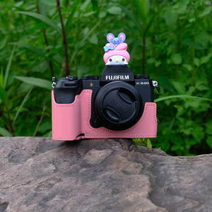 适用于富士XS20保护套x100vi粉色相机包XT5 XS10 XH2Sxt30ii皮套