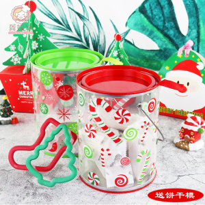圣诞饼干桶