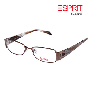 思捷ESPRIT合金镜框+牢固宽边板材镜腿全框近视女眼镜架ET9347