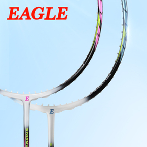 鹰牌eagle羽毛球拍单拍正品高磅全碳素纤维专业耐用轻便超轻套装