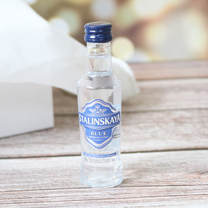 普达皇冠(蓝标)伏特加酒版小瓶50ml塑料瓶小酒迷你酒酒伴收藏