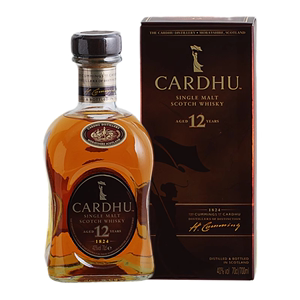 黑石卡杜12年单一麦芽苏格兰威士忌 Cardhu 英国原装进口 洋酒