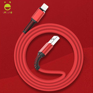 lecun乐存5a快充线布艺编织手机充电线 适用于小米苹果华为闪充线