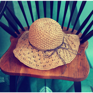 【双11狂欢价】草帽沙滩帽子韩版女士夏天太阳帽镂…