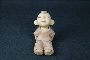 手工陶艺人物 创意泥人 陶土娃娃人物 陶瓷娃 陶人泥塑