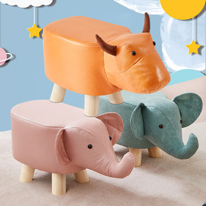 创意网红卡通小凳子家用门口懒人换鞋凳儿童板凳可爱动物象凳矮凳