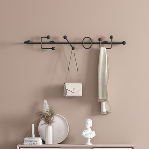 北欧壁挂墙上衣帽架入户进门门口玄关墙壁式挂衣架卧室衣架衣服架