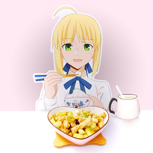 【移不动】卫宫家今天的饭 saber 吃饭 便服 等身 1比1 立牌
