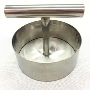 5厘米 圆型压饼器手压式压饼干定形模具模形风梨酥烧饼凉菜烘焙