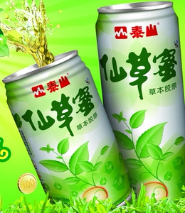 1份包邮  正宗泰山仙草蜜12瓶x330克 仙草本草植物颗粒饮料