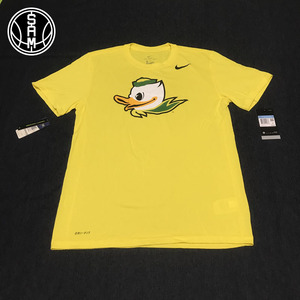 nike ncaa 俄勒冈鸭子 速干t恤 oregon 速干篮球服 大鸭头短袖