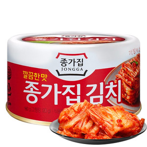 韩国进口清净园 宗家府清爽切件泡菜160g*2罐