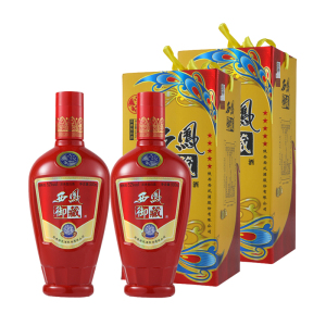 西凤 52度黄御藏酒 500ml*2瓶/组