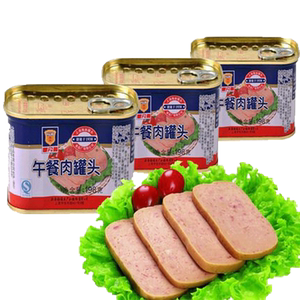 【天猫超市】maling/梅林午餐肉罐头198g*3 方便速食 早餐 涮火锅