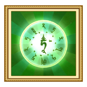 十字绣伏藏绿度母咒轮新款线绣观音菩萨心咒点贴满砖5d水晶钻石画