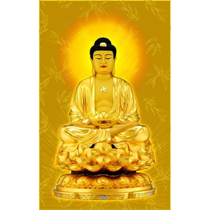 十字绣南无阿弥陀佛2021新款线绣客厅供奉金身佛像贴满砖5d钻石画